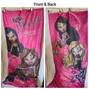 Bratz Nighty Nite Sleeping Bag 26" × 63" Y2K See DESCRIPTION
